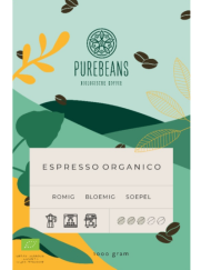 PureBeans Espresso Organica etiket
